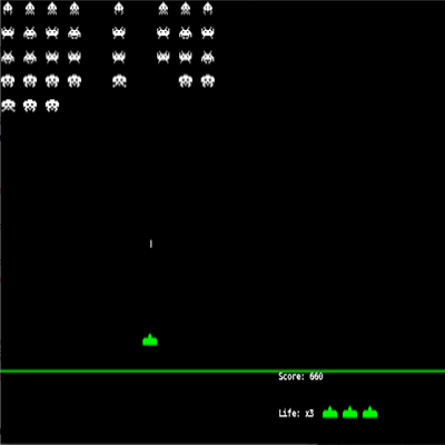 space invaders clone